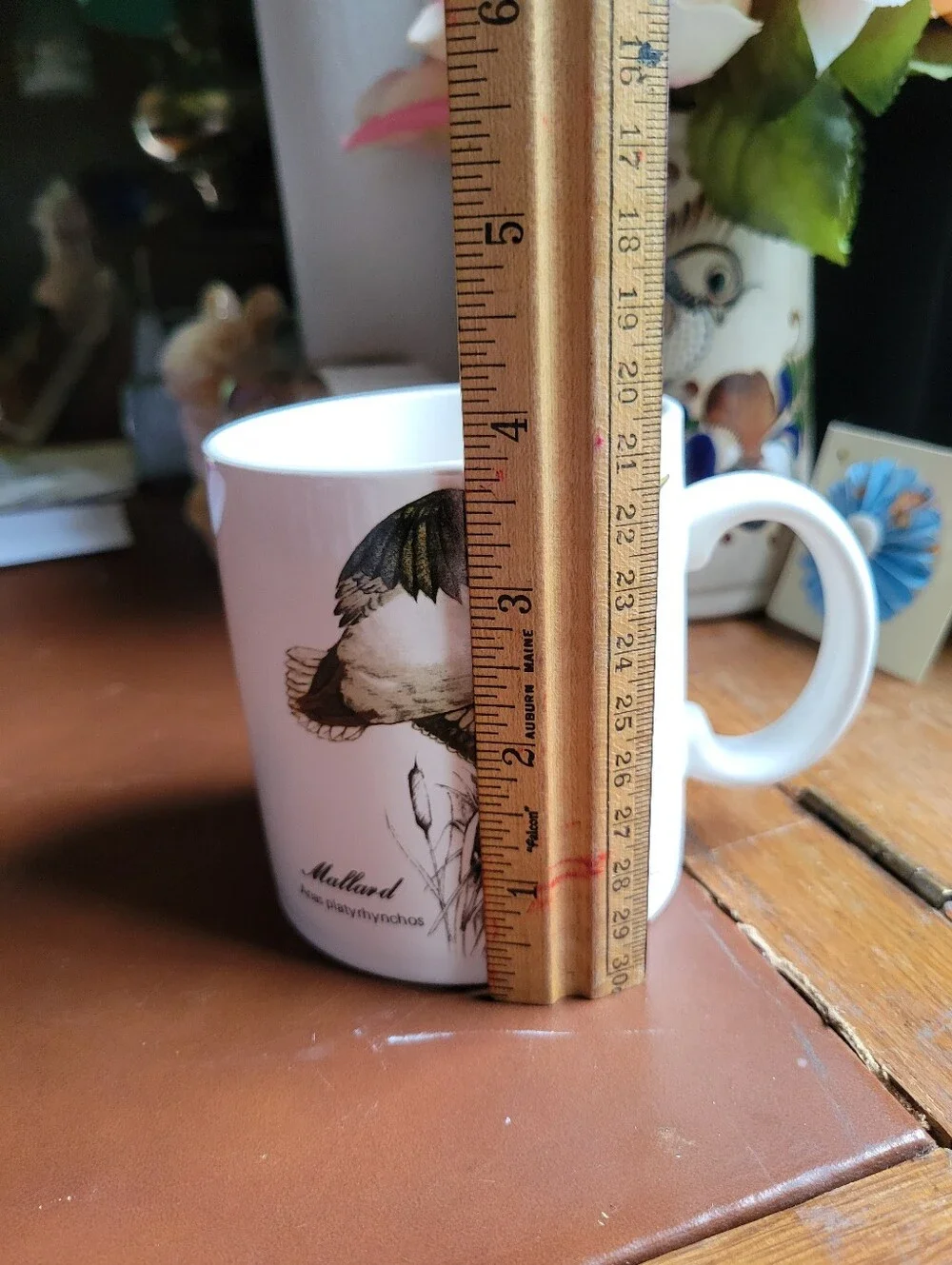 vintage Otagiri stoneware mug mallard duck pair, 4